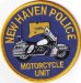 USA-Connecticut+New Haven-motocyklová jednotka